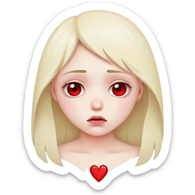 Half of a broken heart sticker