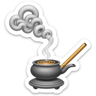 Incense pretty spiritual  sticker