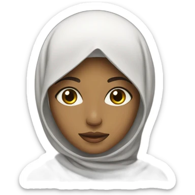 Islam girl sticker