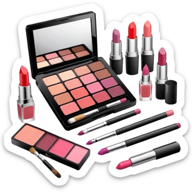 makeup products sticker