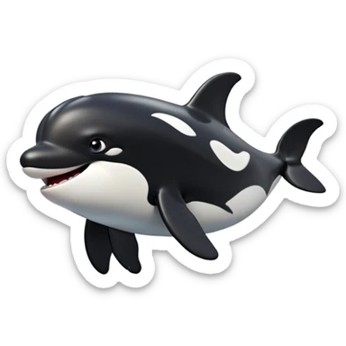 cinematic-comical-orca-portrait-emoji,-head-tilted-dramatically-with-an-exaggeratedly-shocked-expression,-featuring-a-sleek-black-and-white-body-with-wide,-comically-expressive-eyes-full-of-playful-disbelief-and-animated-flippers,-simple sticker