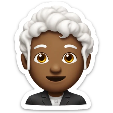 Late with whipped cream  sticker