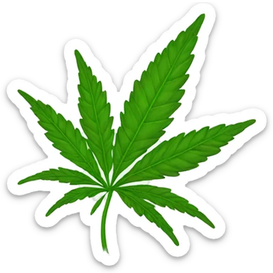 Weed sticker