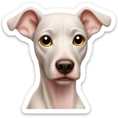 hairless dog sticker