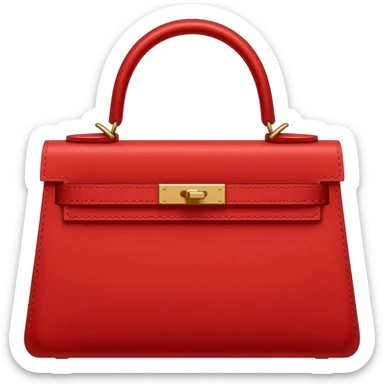 red matte kelly hermes bag sticker
