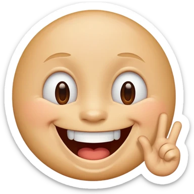 Laughing face with the number 100 sticker