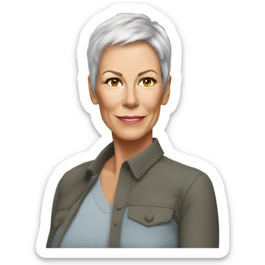 Jamie Lee Curtis sticker