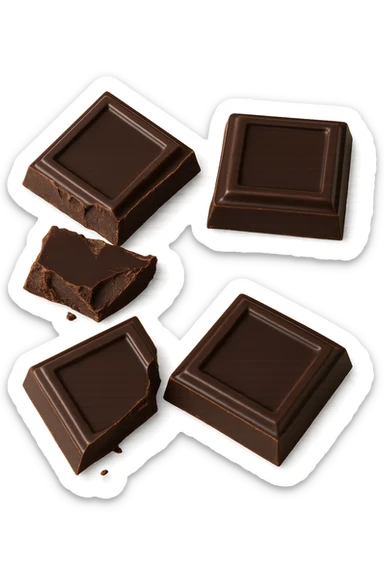 Cioccolato fondente sticker