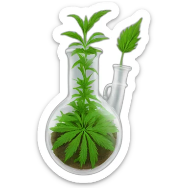 bong weed sticker