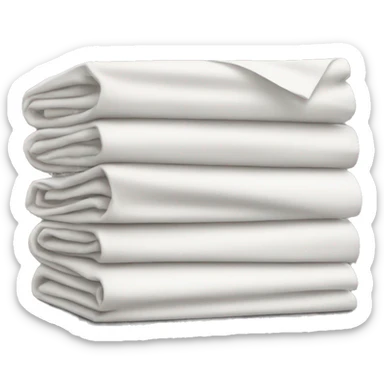 Sheets folded sticker