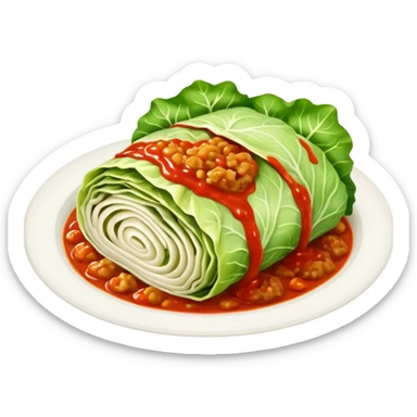 Cabbage roll sticker
