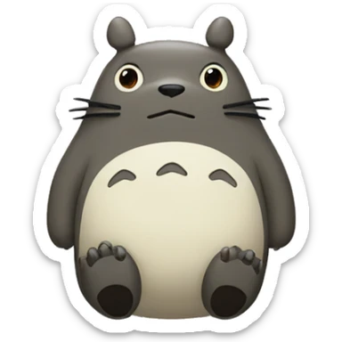Totoro bear sticker