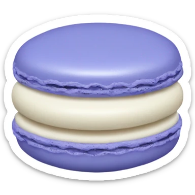 Periwinkle macaron  sticker