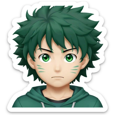 Izuku midoriya sticker