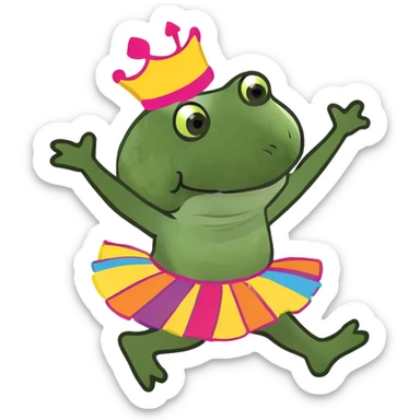 Chicken dance sticker