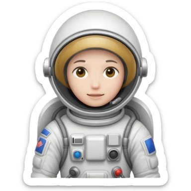 The main character from game Among Us sticker