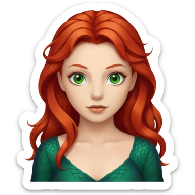 mera from aquaman sticker