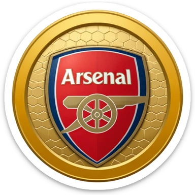 Arsenal football logo sticker