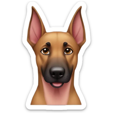 Malinois x pig sticker