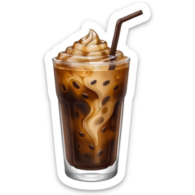 Iced coffee sticker