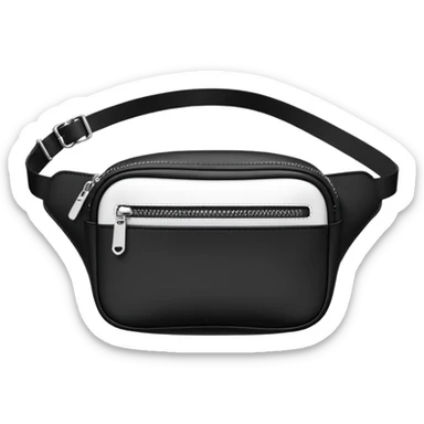 black waist bags sticker