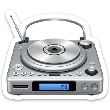CD player sticker
