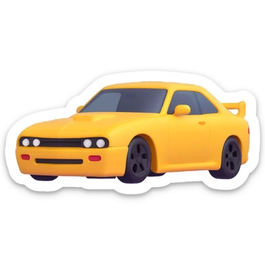 Dominic Toretto character portrait, 3d emoji style sticker