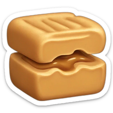 crunchy peanut butter sticker