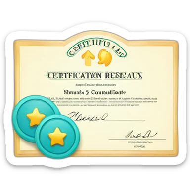 Certification réseaux sociaux sticker