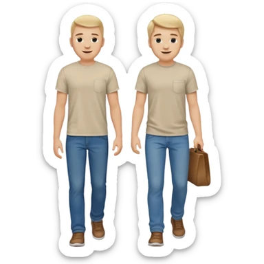 two guys going home sticker