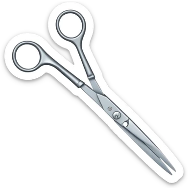  hairdressing scissors sticker
