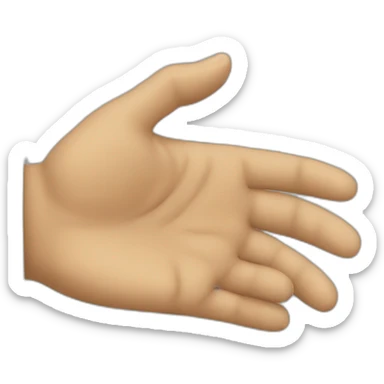 hands grabbing something sticker