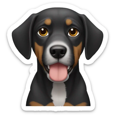 perro con poderes  sticker