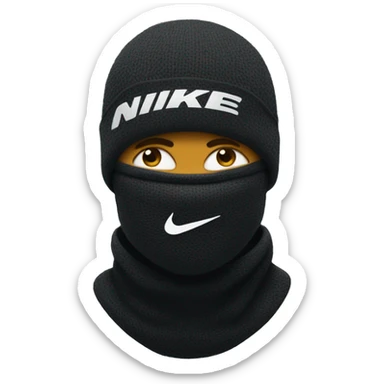 Nike ski mask sticker