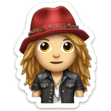 Axl rose sticker