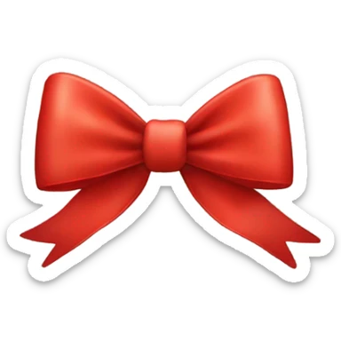Red bow. Hold butterflies on the bow sticker