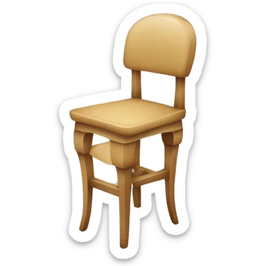 commode chair sticker