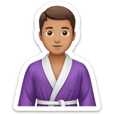 skincare routine man spa sticker