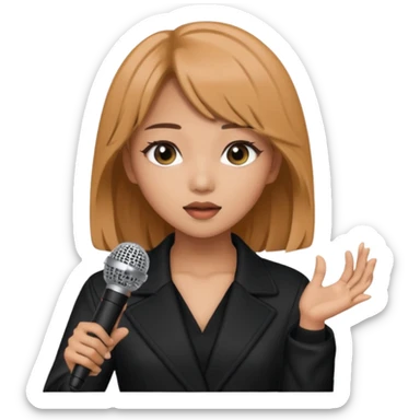 guerreras kpop que diga "Mía" sticker