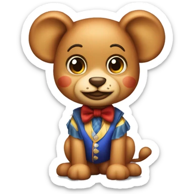 gangle el asombroso circo digital sticker