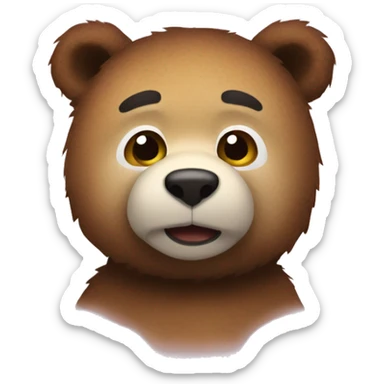 Oso peluche  sticker