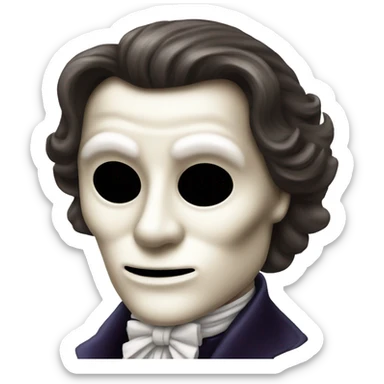 Phantom of the opera sticker