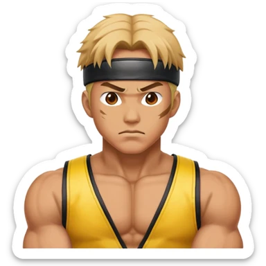 street fighter guy sticker