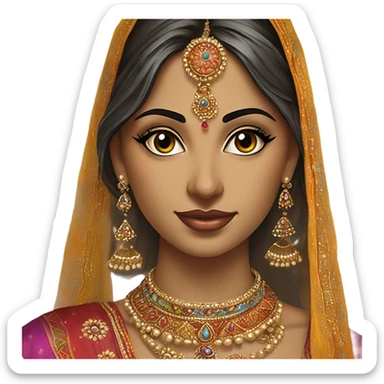 Indian bride  sticker