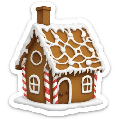 gingerbread house sticker