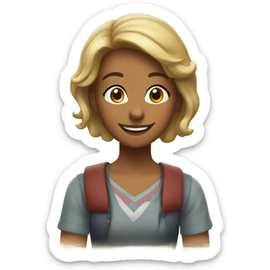 Aliza said that she was in a good mood and that she was very happy to be back in the house and that she wasn’t feeling sad  sticker