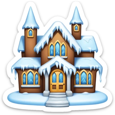 frozen houses sticker