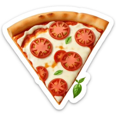 margherita pizza slice  sticker