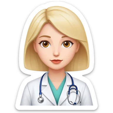 Doctor woman  sticker