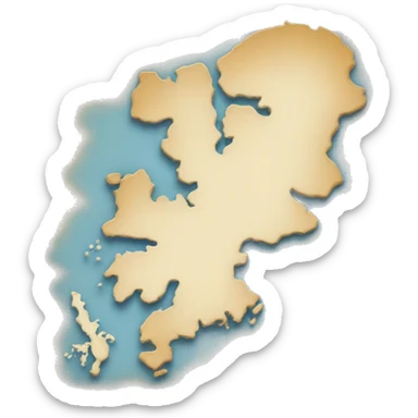 Map of finland sticker